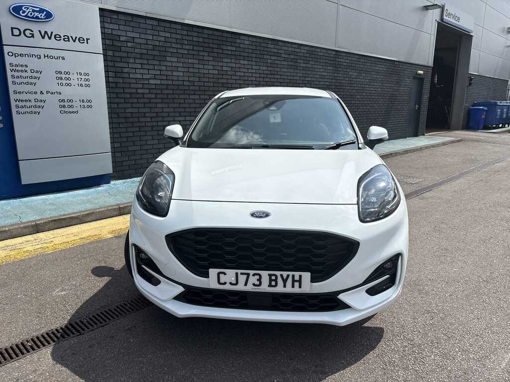 Ford Puma St-line X Mhev CJ73BYH White #2
