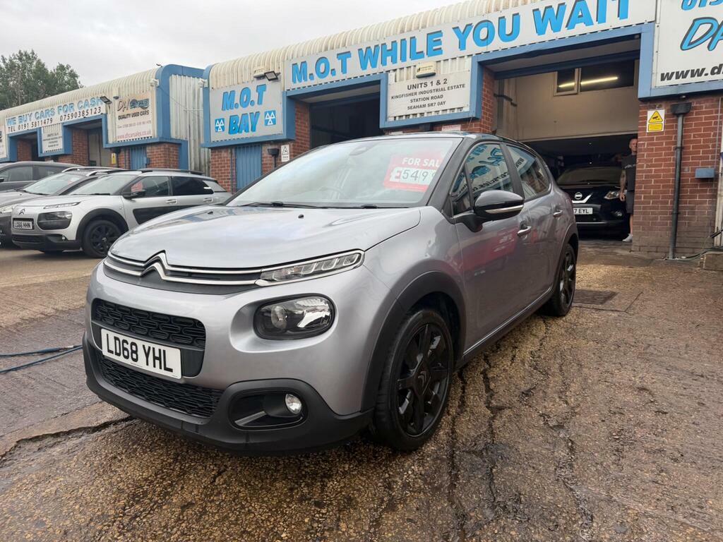 Citroen C3 1.2 Puretech Feel Nav Edition Euro 6 LD68YHL Grey #4