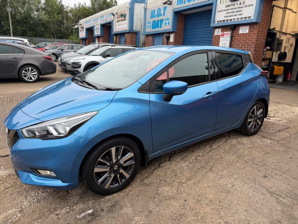 Nissan Micra 0.9 Ig-t N-connecta Euro 6 S S NU17KTA Blue #4