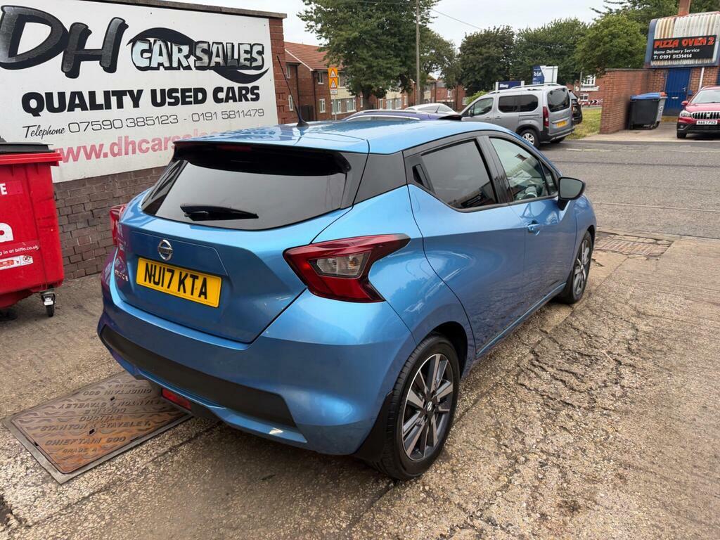 Nissan Micra 0.9 Ig-t N-connecta Euro 6 S S NU17KTA Blue #5