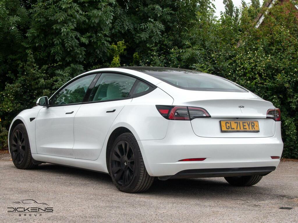 Tesla Model 3 Saloon Standard Range Plus Rwd 202171 GL71EYR White #4