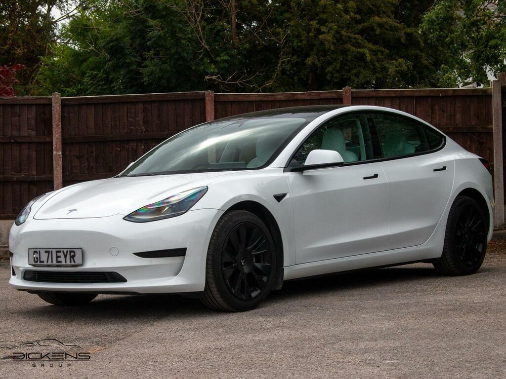 Tesla Model 3 Saloon Standard Range Plus Rwd 202171 GL71EYR White #3