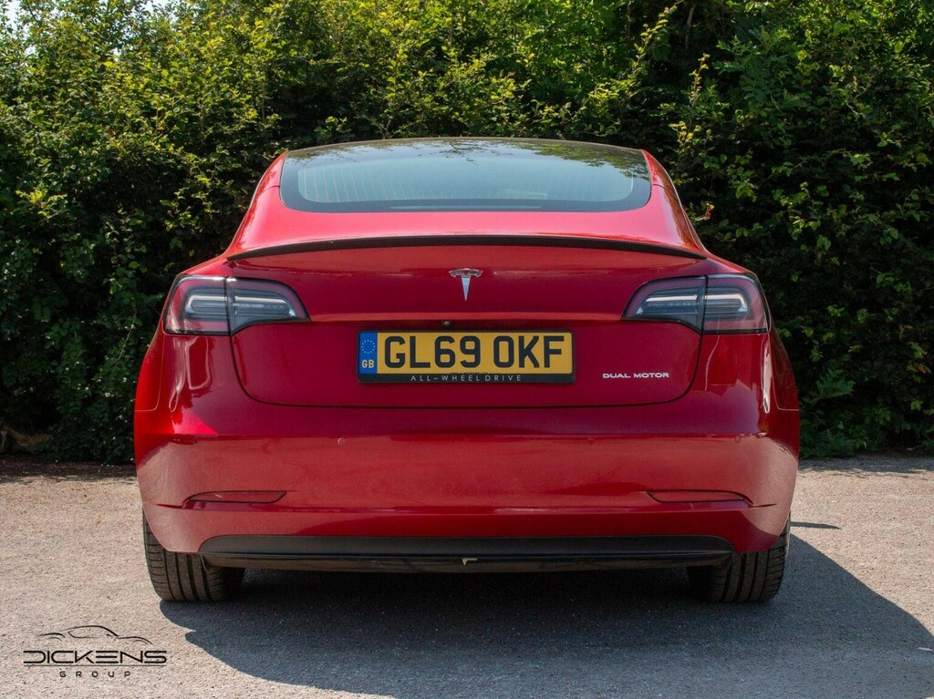 Tesla Model 3 Saloon Dual Motor Long Range 4Wde 2019 GL69OKF Red #5