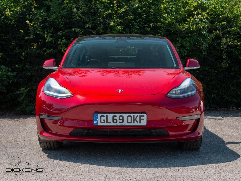 Tesla Model 3 Saloon Dual Motor Long Range 4Wde 2019 GL69OKF Red #2