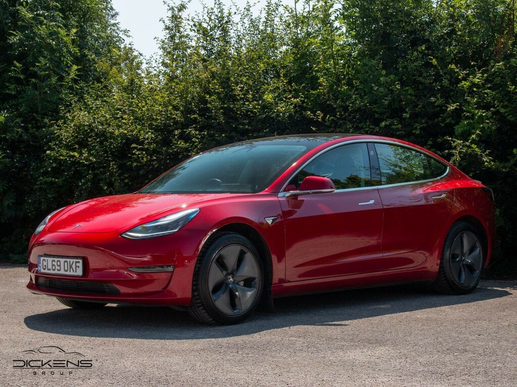Tesla Model 3 Saloon Dual Motor Long Range 4Wde 2019 GL69OKF Red #3