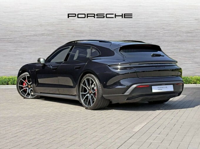 Porsche Taycan Performance 89Kwh 4S Sport Turismo 11Kw Charger WX74XKY Black #2