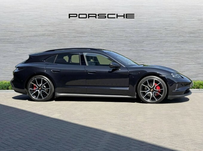 Porsche Taycan Performance 89Kwh 4S Sport Turismo 11Kw Charger WX74XKY Black #3