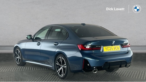 BMW 3 Series 2.0 320I M Sport Euro 6 4-Door YC25VCA Blue #2