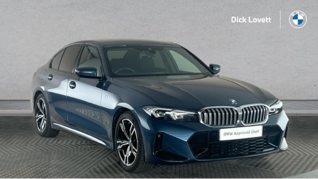 BMW 3 Series 2.0 320I M Sport Euro 6 4-Door YC25VCA Blue