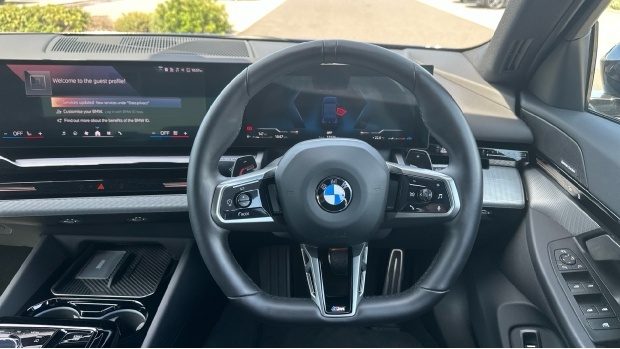 BMW 5 Series 520I Mht M Sport Steptronic Euro 6 WT74DDV Blue #5
