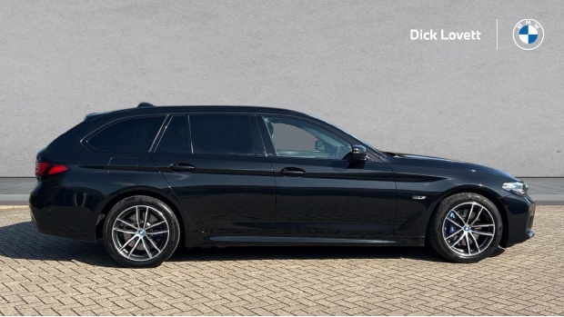 BMW 5 Series 530E 12Kwh M Sport Touring Steptronic Euro 6 YK23VUZ Blue #3