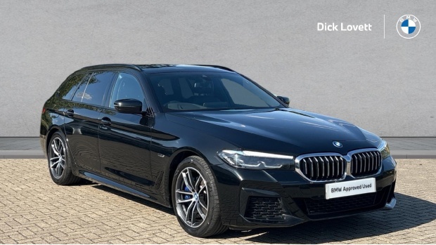 BMW 5 Series 530E 12Kwh M Sport Touring Steptronic Euro 6 YK23VUZ Blue