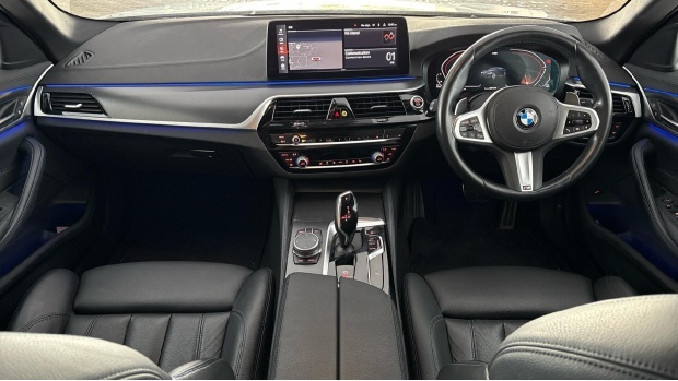 BMW 5 Series 3.0 530D Mht M Sport Steptronic Xdrive Euro 6 4-Do Blue #4