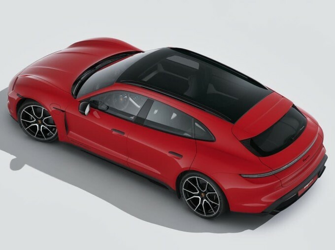Porsche Taycan Performance Plus 105Kwh Black Edition Sport Turism Red #3