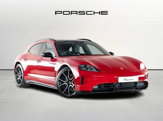 Porsche Taycan Performance Plus 105Kwh Black Edition Sport Turism Red