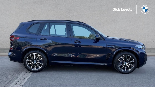 BMW X5 50E 25.7Kwh M Sport Steptronic Xdrive Euro 6 ET24AXO Blue #3