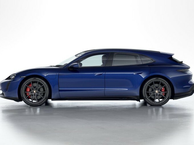 Porsche Taycan Performance Plus 93.4Kwh Gts Sport Turismo 4W Blue #2