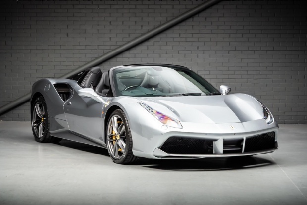 Ferrari 488 V8 Spider F1 Dct Euro 6 2-Door Grey