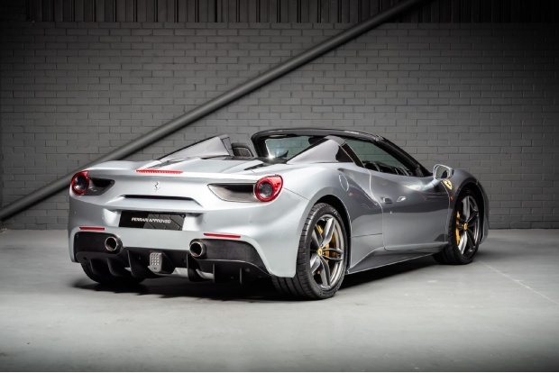 Ferrari 488 V8 Spider F1 Dct Euro 6 2-Door LA18XOP Grey #6