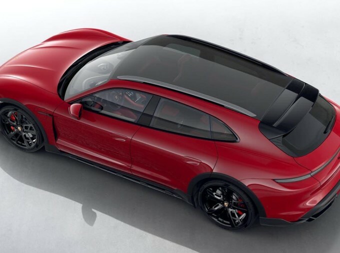 Porsche Taycan Performance Plus 93.4Kwh 4S Cross Turismo 11Kw Ch Red #4
