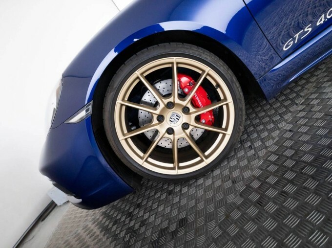 Porsche 718 Cayman Coupe Blue #10
