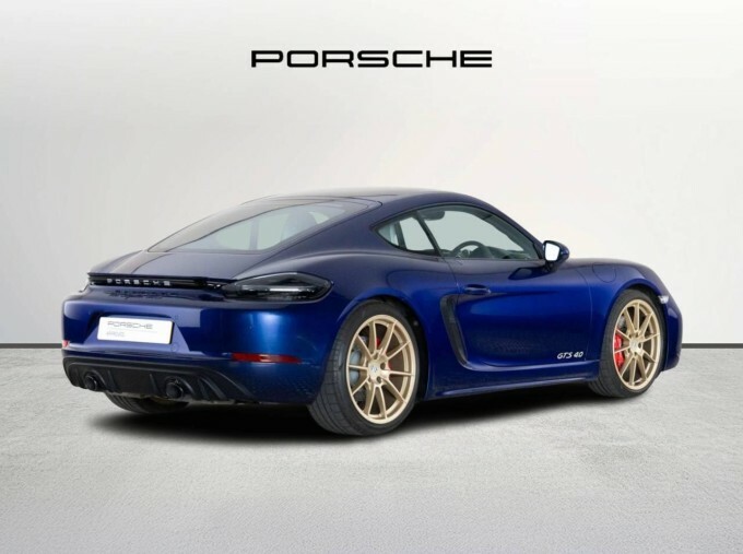 Porsche 718 Cayman Coupe Blue #40