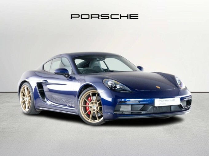 Porsche 718 Cayman Coupe Blue #1