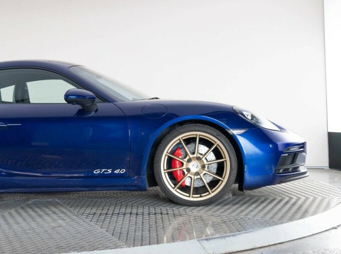 Porsche 718 Cayman Coupe Blue #14