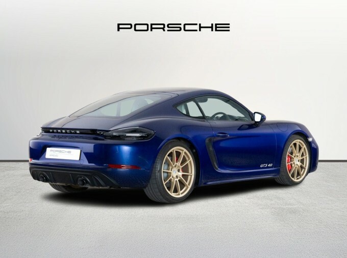 Porsche 718 Cayman Coupe Blue #47