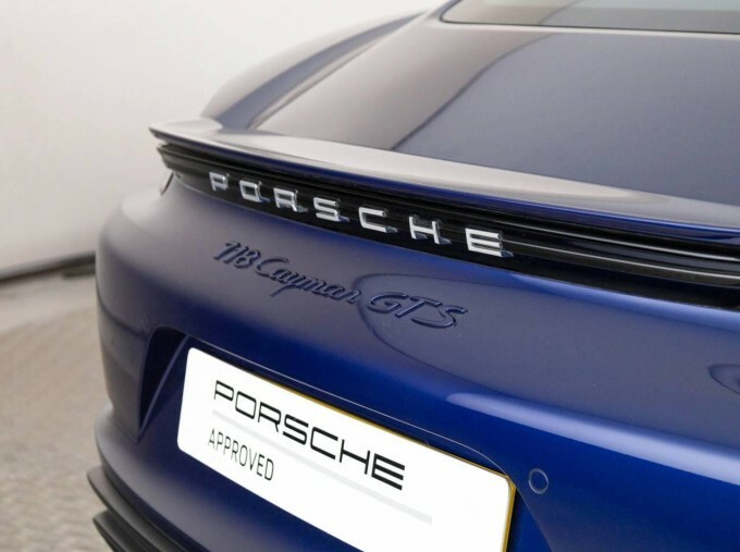 Porsche 718 Cayman Coupe Blue #11