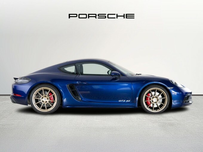Porsche 718 Cayman Coupe Blue #46