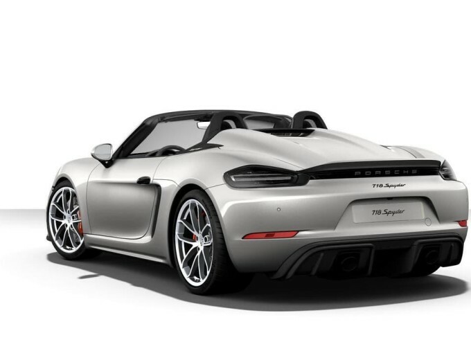 Porsche 718 Spyder 4.0 Spyder Euro 6 2-Door Silver #3