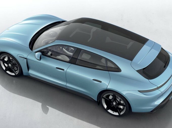 Porsche Taycan Performance 79.2Kwh Sport Turismo Rwd 11Kw Charge Blue #4