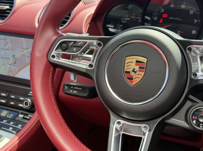Porsche 718 Boxster Petrol Red #24