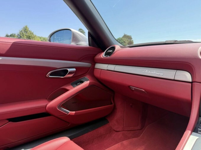 Porsche 718 Boxster Petrol Red #37