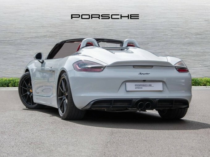 Porsche Boxster 981 Spyder Euro 6 2-Door White #3