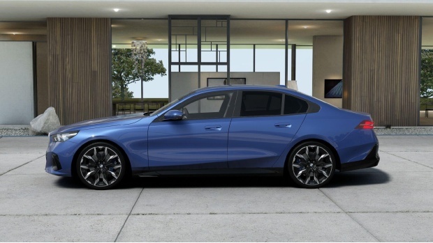BMW 5 Series 2.0 520I Mht M Sport Steptronic Euro 6 4-Door Blue #4