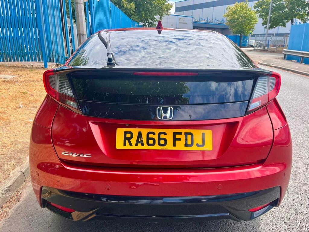 Honda Civic 1.6 I-dtec Sr Euro 5 Ss Red #6