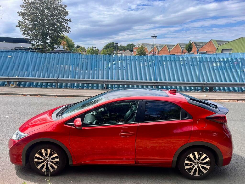 Honda Civic 1.6 I-dtec Sr Euro 5 Ss Red #5