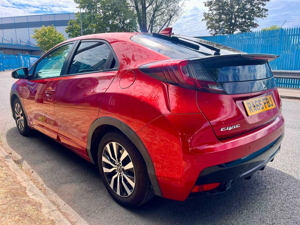 Honda Civic 1.6 I-dtec Sr Euro 5 Ss Red #4