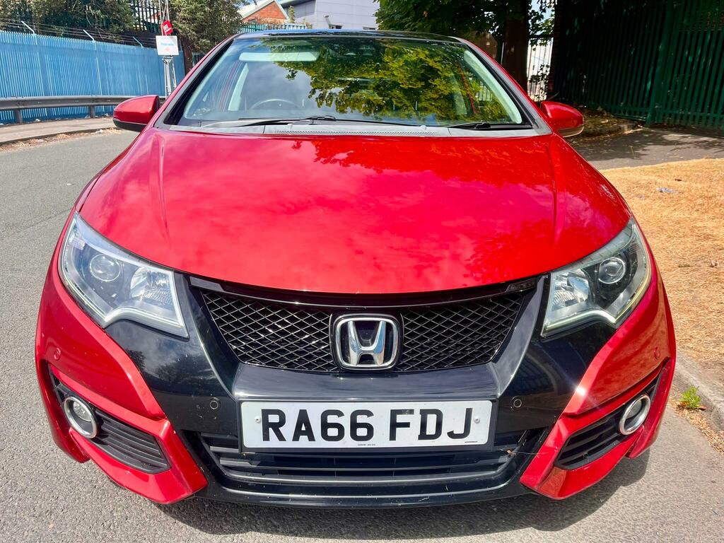 Honda Civic 1.6 I-dtec Sr Euro 5 Ss Red #2