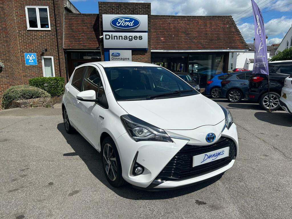 Toyota Yaris 1.5 Vvt-h Excel Hatchback Hybrid E-cvt White