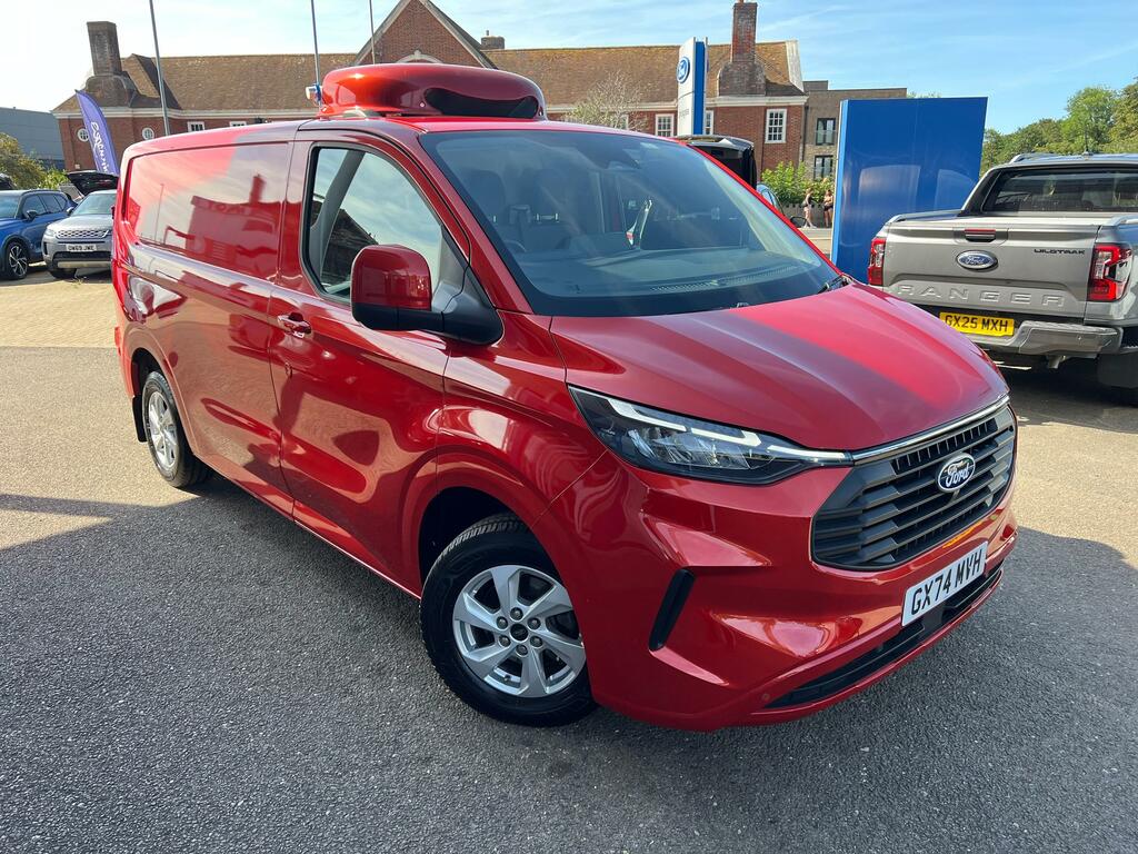 Ford Transit Custom 2.0 280 Ecoblue Limited Panel Van Manua GX74MVH Red #2
