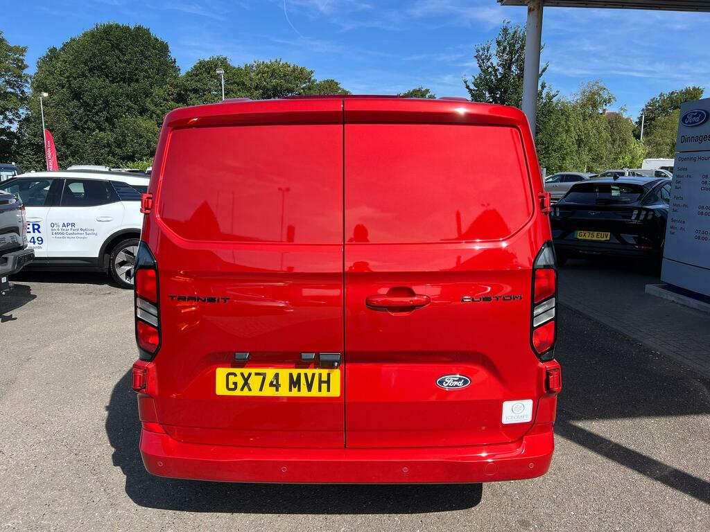 Ford Transit Custom 2.0 280 Ecoblue Limited Panel Van Manua GX74MVH Red #6