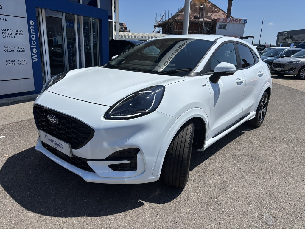 Ford Puma 1.0T Ecoboost Mhev St-line Suv Hybrid D White #3