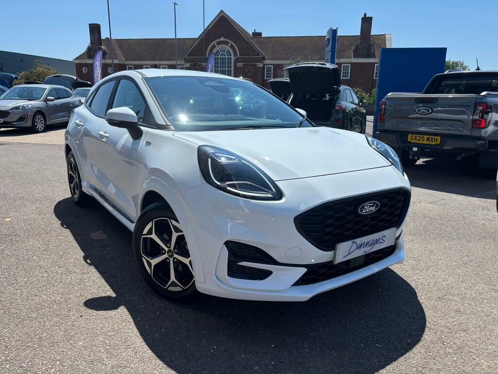 Ford Puma 1.0T Ecoboost Mhev St-line Suv Hybrid D White