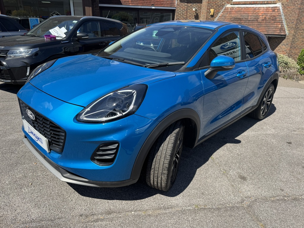Ford Puma 1.0T Ecoboost Mhev Titanium Suv Hybrid WR25ANU Blue #3