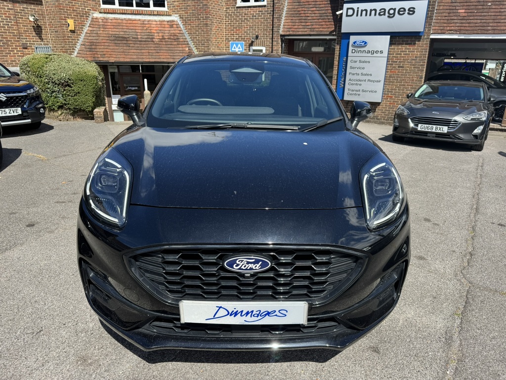 Ford Puma 1.0T Ecoboost Mhev St-line Suv Hybrid M BJ25XZA Black #2