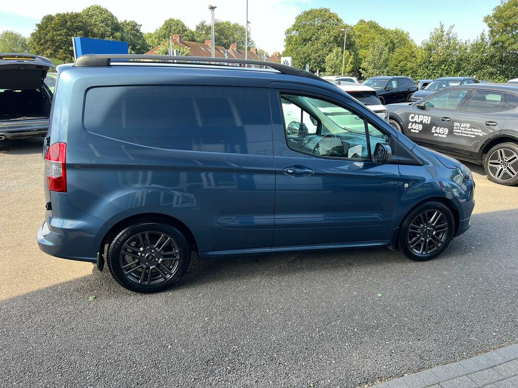 Ford Transit Courier 1.0 Ecoboost Sport Panel Van L1 GU71XFP Blue #4