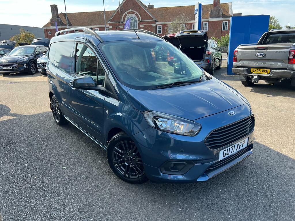 Ford Transit Courier 1.0 Ecoboost Sport Panel Van L1 GU71XFP Blue #2